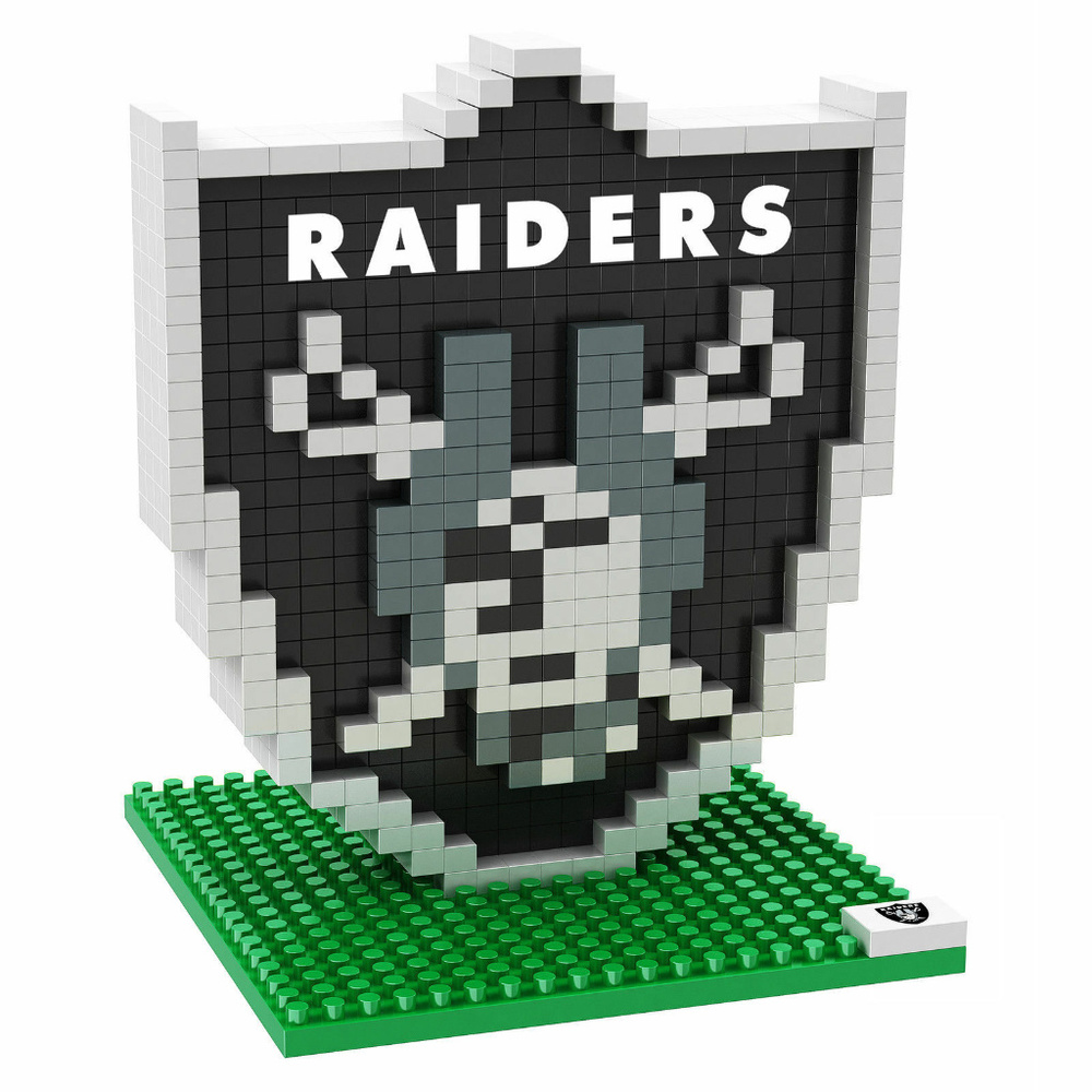 OAKLAND RAIDERS NFL 3D BRXLZ TEAM LOGO